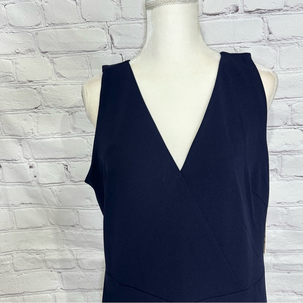 Nanette Lepore Navy Button-Detail Dress - Picture 3 of 15